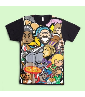 Pánske tričko - potlač na celý predný panel